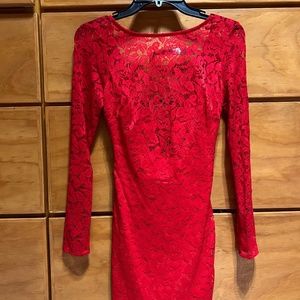 Bebe Lace Bodycon Dress